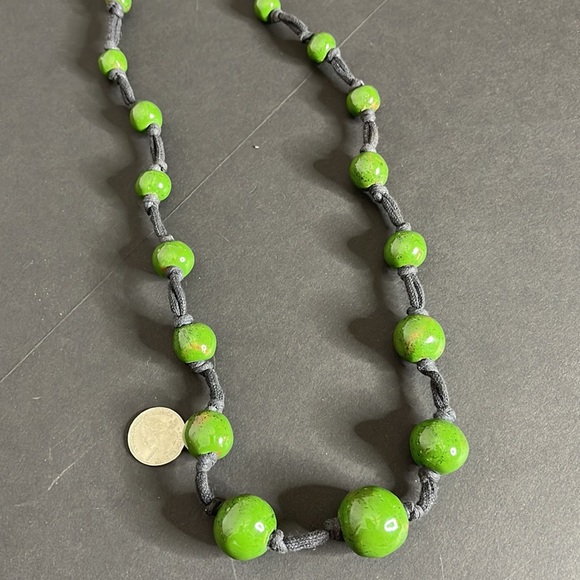 Isabel Marant Green Stone Necklace - Picture 13 of 17
